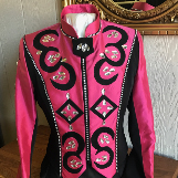 Pink and Black Western Jackets