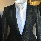 Black Chevron Ready to Wear Suit