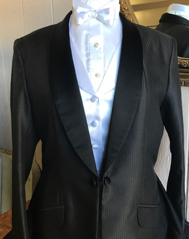 Black Tone-On-Tone tuxedo